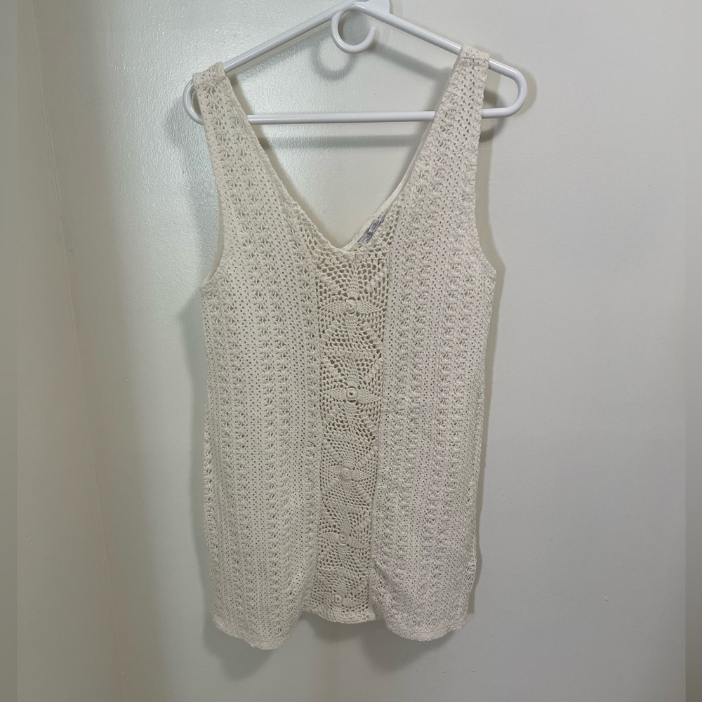 Zara White Knit Dress - Picture 2 of 6